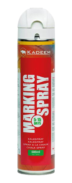 Markeerspray Tijdelijk 600ml Wit