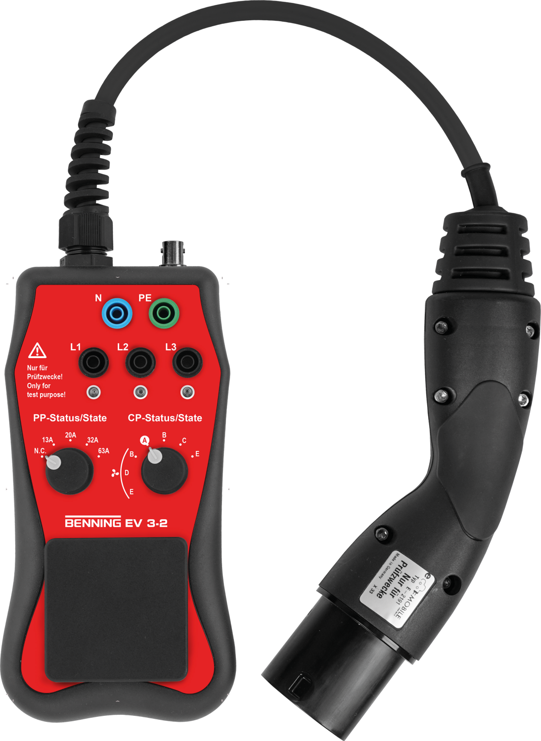 EV 3-2 Laadpaal Testadapter