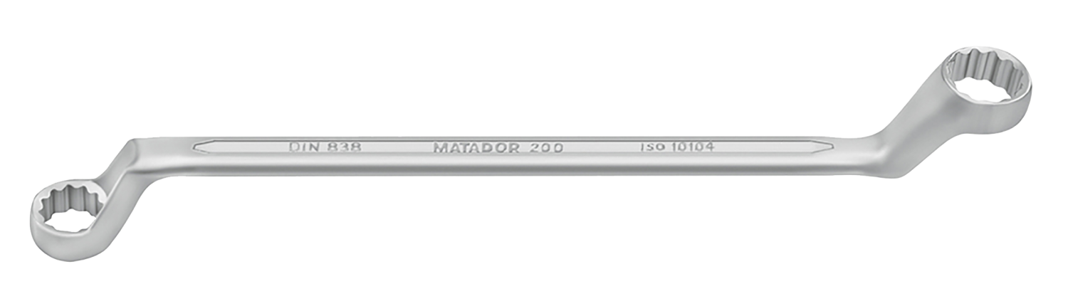 Ringsleutel Diep Gebogen 24x26mm