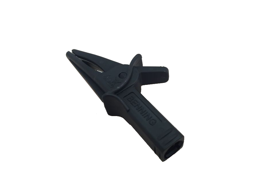 Krokodillenklem Zwart t.b.v. TRITEST® pro