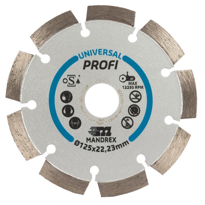 Universeel Profi Diamantzaagblad MDZU125P 125mm
