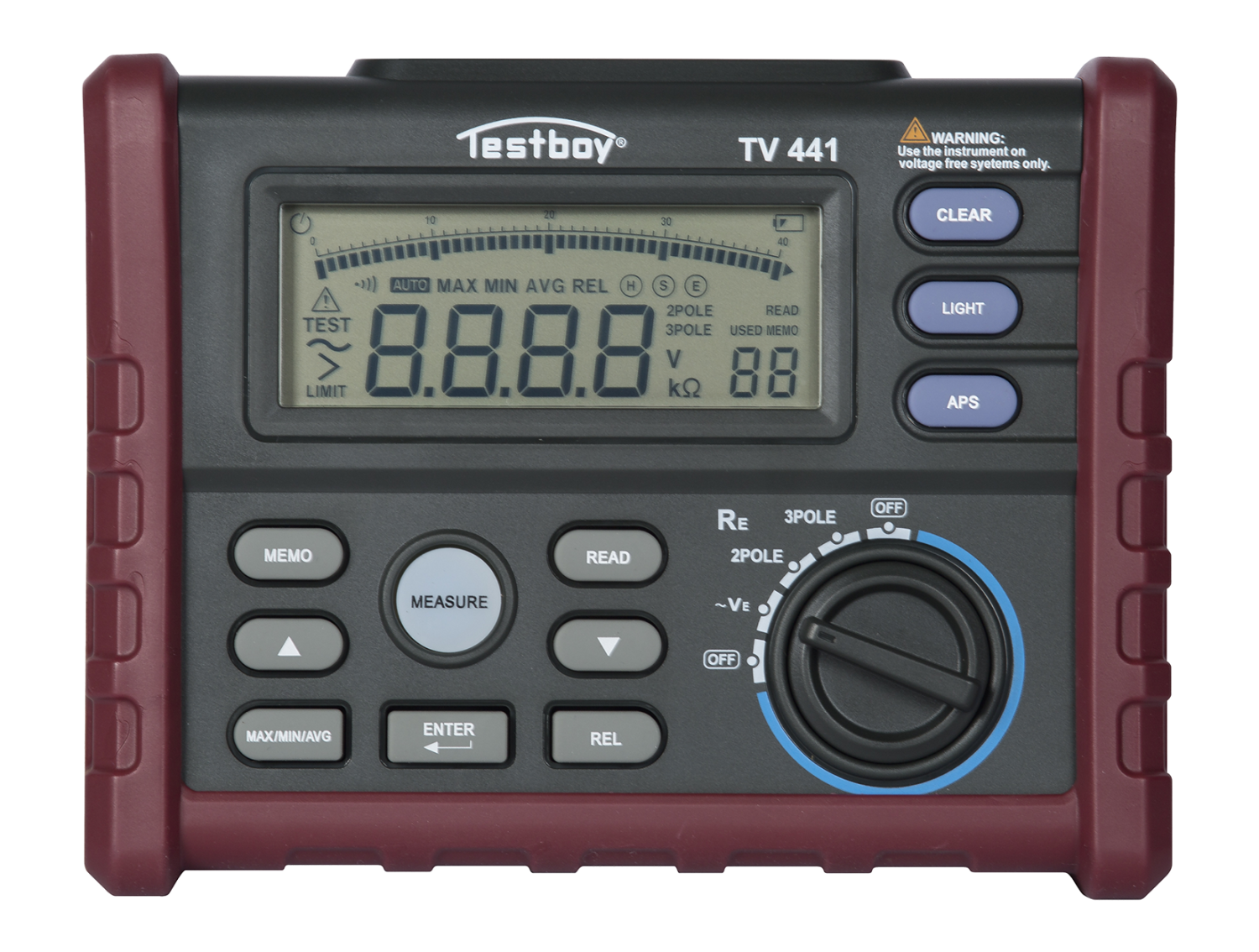 Digitale Aardingsweerstandmeter TV 441