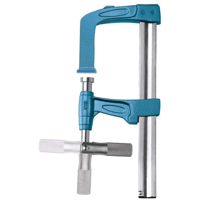 Lijmklem 4003-UA in U-vorm gesloten scharnier spindel 100mm diep (35x8) 300x130mm