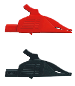 TA 1 Krokodillenklemmen 4mm CAT III, 1000V, 2-delig