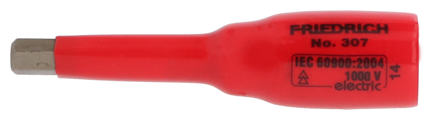 3/8" Schroevendraaiersopsleutel 307 1000V 80mm 10mm