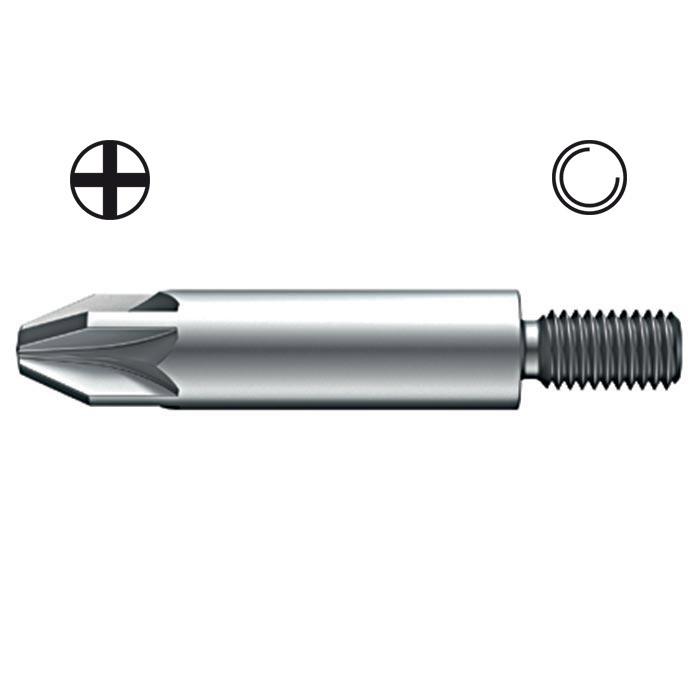 Bit met Schroefdraad M5 Kruiskop 7321 PH2x45