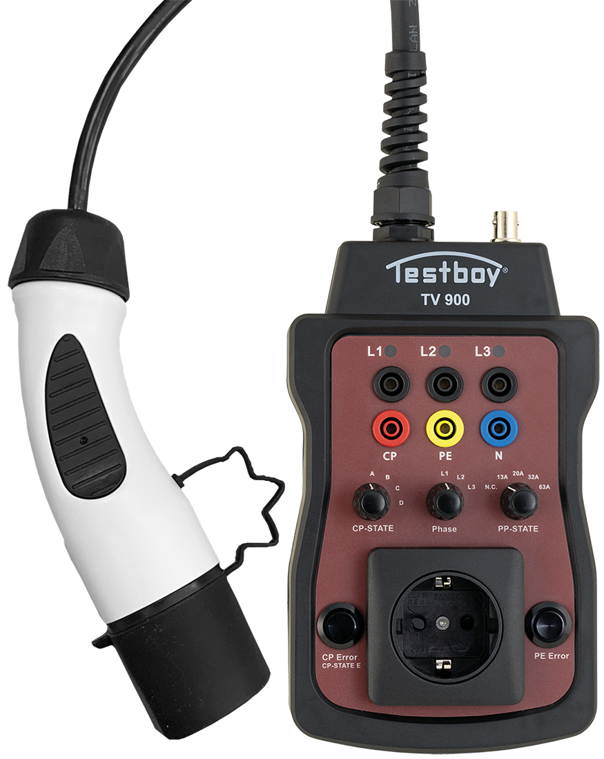 Testadapter Laadpaal TV 900