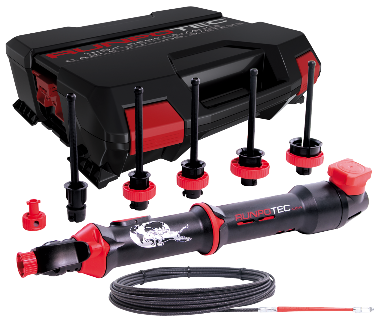 RT2008 Trekveersysteem incl. Stalen Trekveer met Runpogleiter 15m