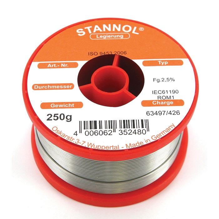 Soldeertin Massief S-Pb50Sn50 Ø 3,0mm 250g