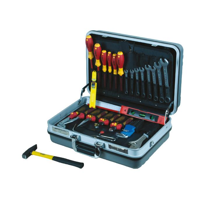 Gereedschapskoffer Grijs Electric 36-delig