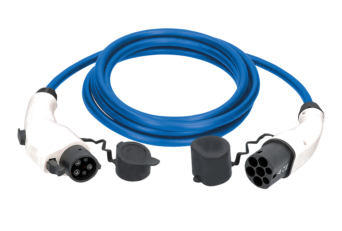 Oplaadkabel voor elektrische auto's 230V/32A 1-fase 7,2kW 5m