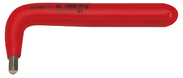 Haakse Inbussleutel 226 1000V kort DIN 911 dompel geïsoleerd 65mm 3mm