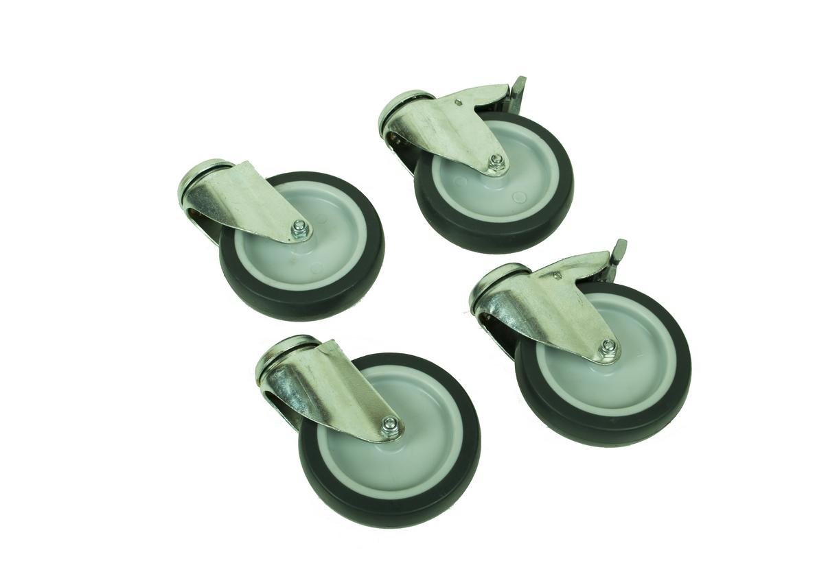 Set van 4 wielen Ø100mm