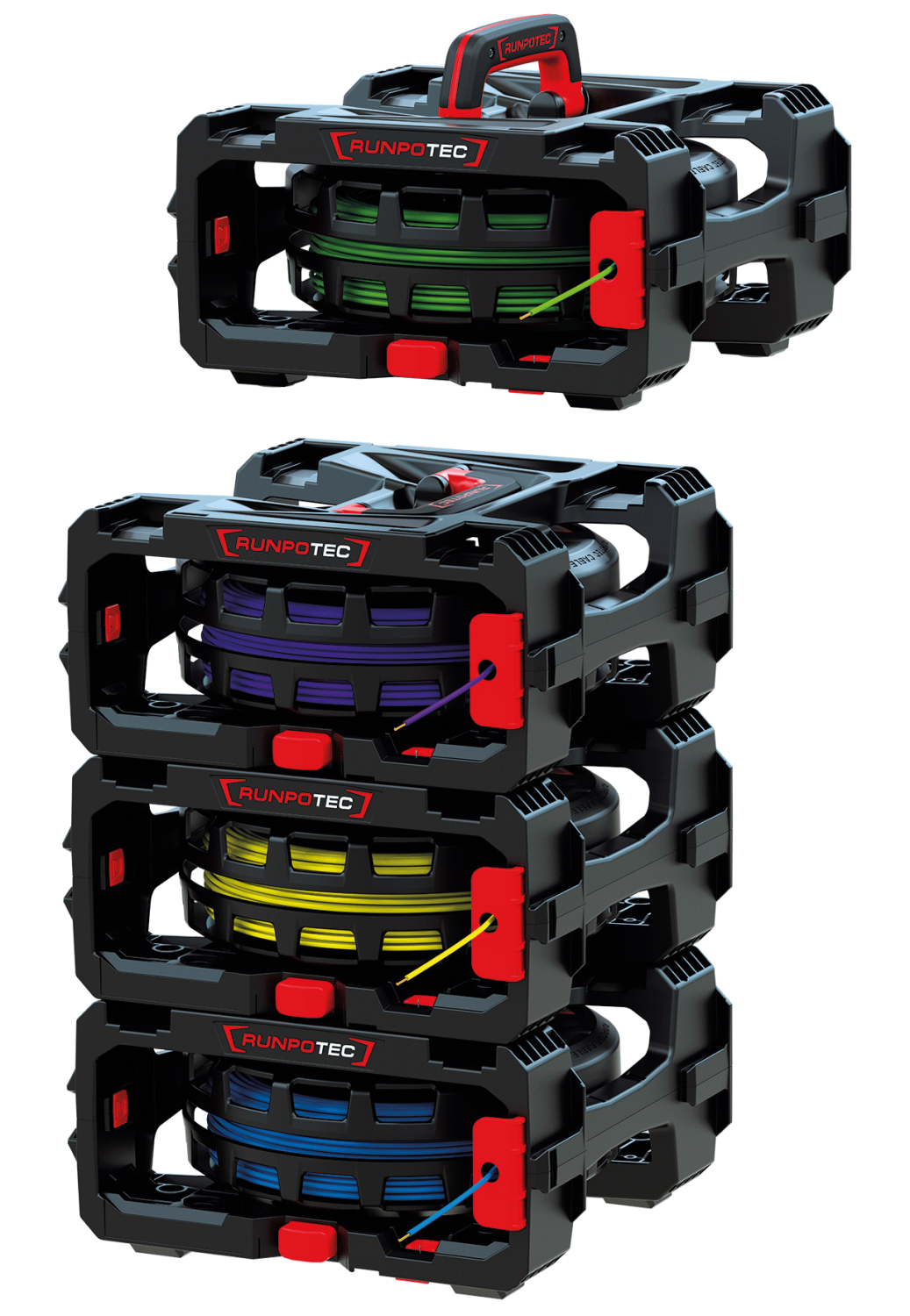 Kabelafroller CB 260 Kabelbox 4-delig