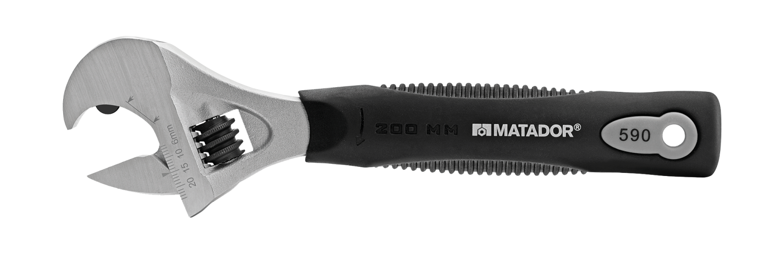 Verstelbare Verstelbare Moersleutel met ratel 8" 200mm