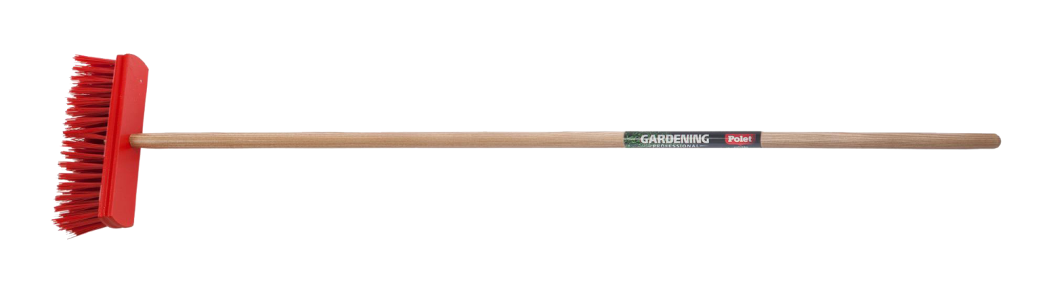 Straatbezem 30cm PVC met essen steel 150cm