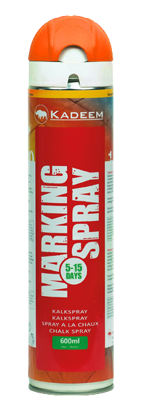 Markeerspray Tijdelijk 600ml Oranje