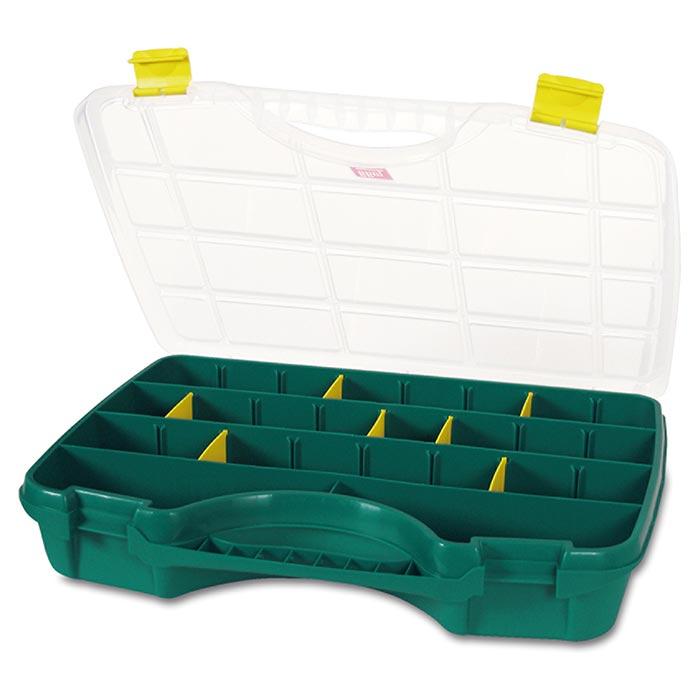 Assortimentsdoos 24-26 Groen met handvat 405 x 356 x 470mm