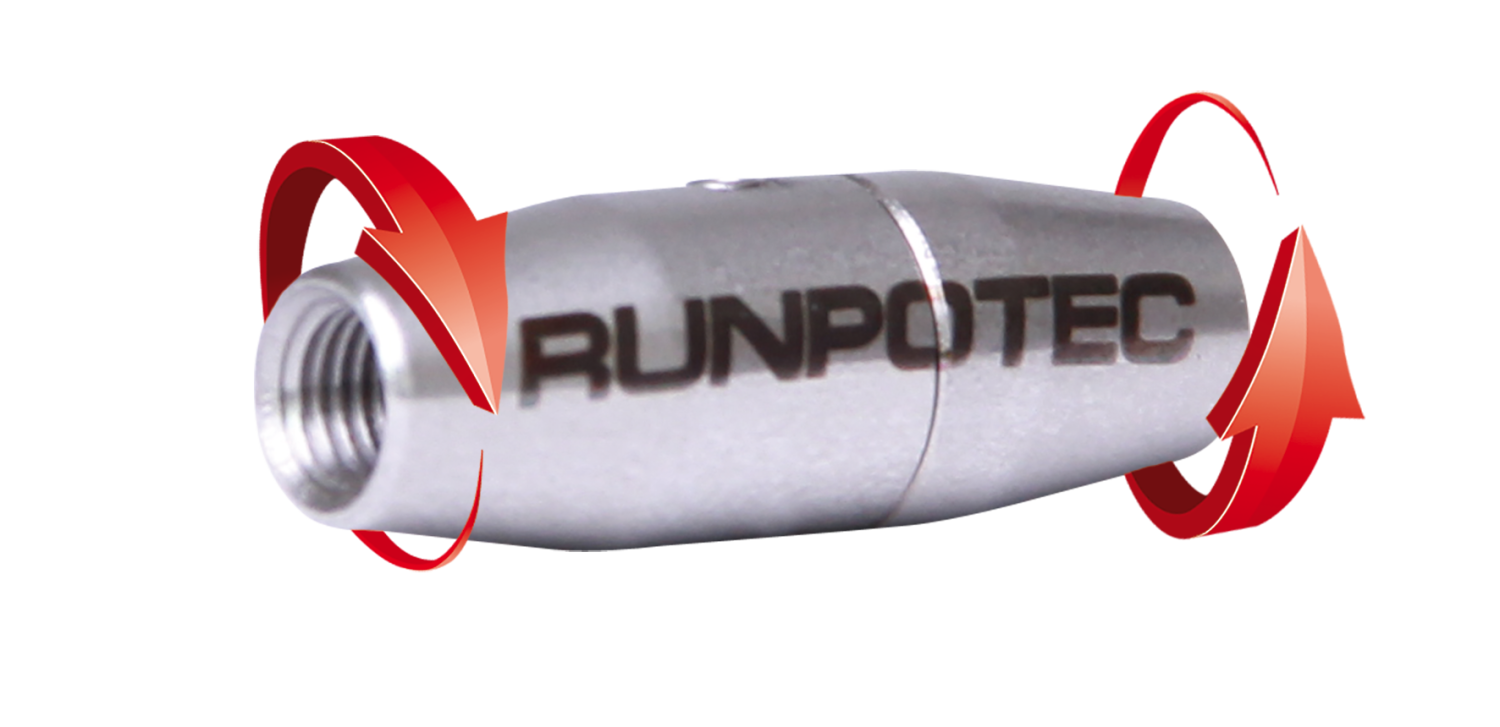 RVS Verbindingstuk draaibaar RTG12