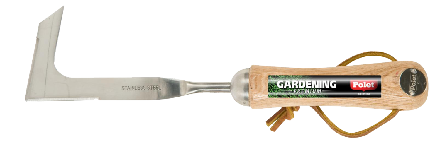 Onkruidmes RVS met essen steel 325x80mm