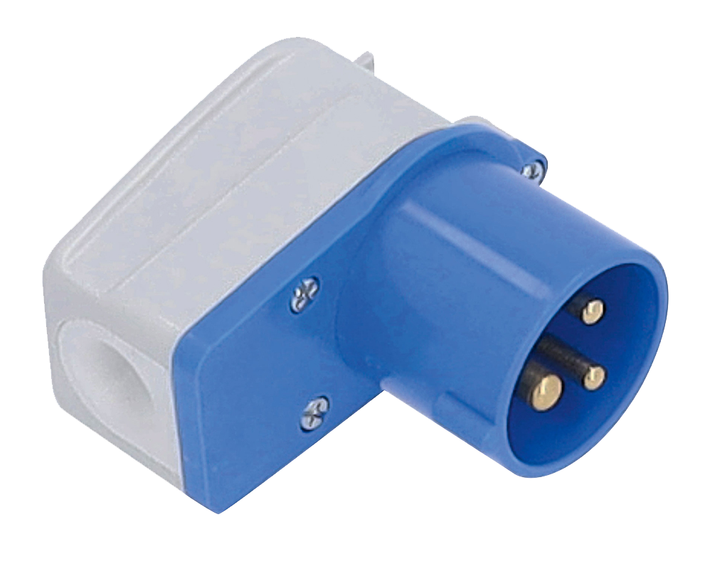 Camping CEE Contactstop Haaks 230V/16A IP44 3-polig