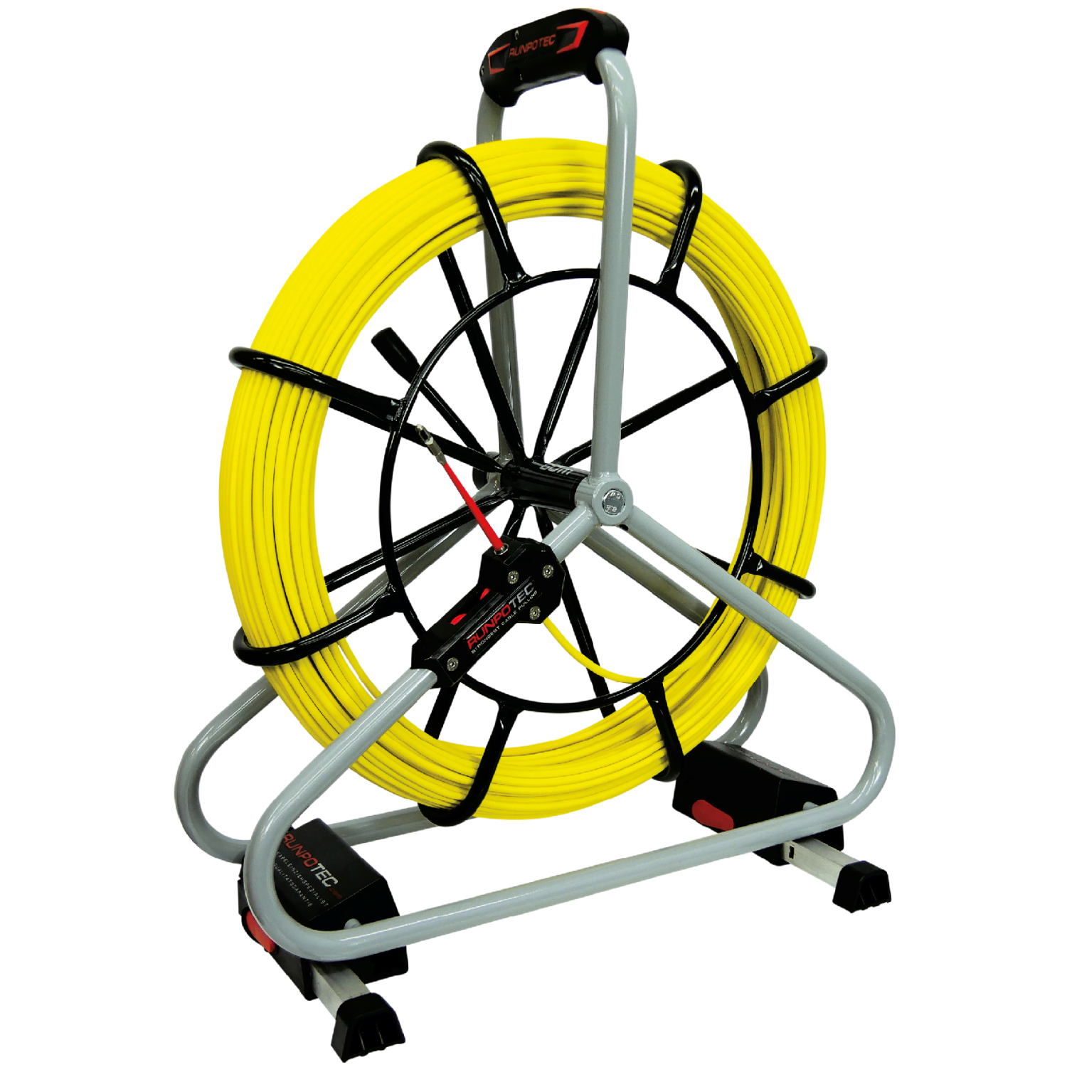 Profi-set Glasvezel Trekveer Ø 6mm RTG6 50m incl. Haspel