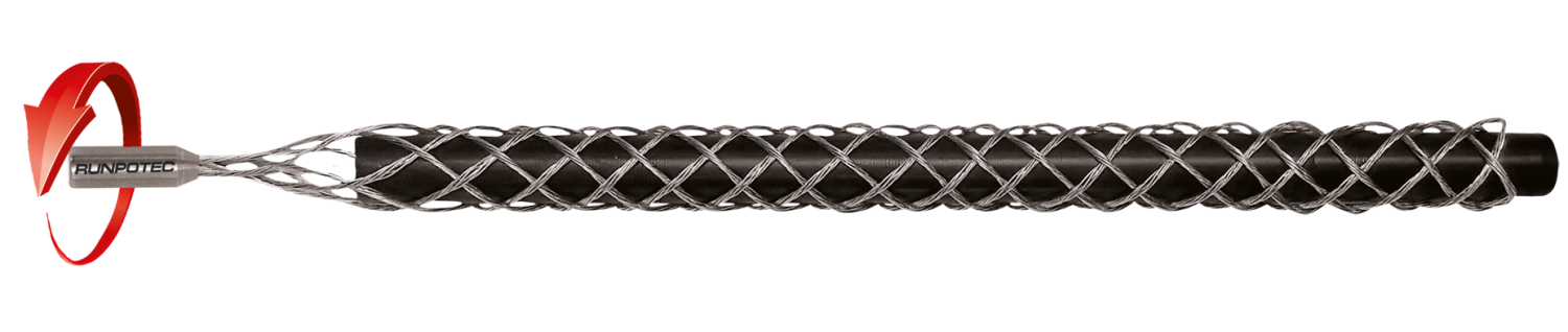 RVS Kabeltrekkous met RTG6 schroefdraad 4-6mm