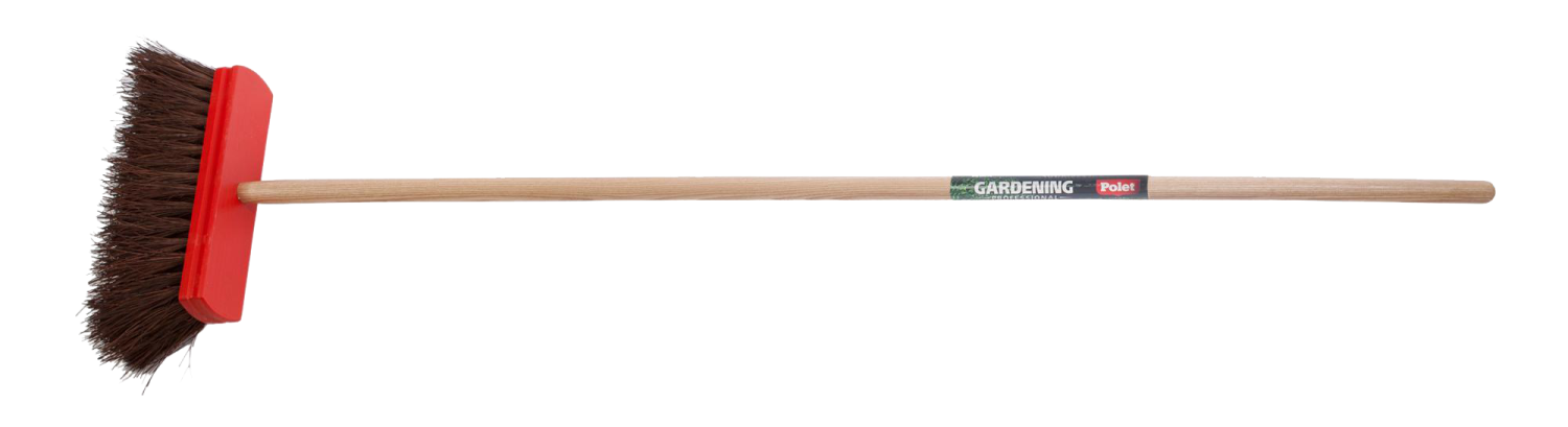 Straatbezem 30cm Bassine met essen steel 150cm